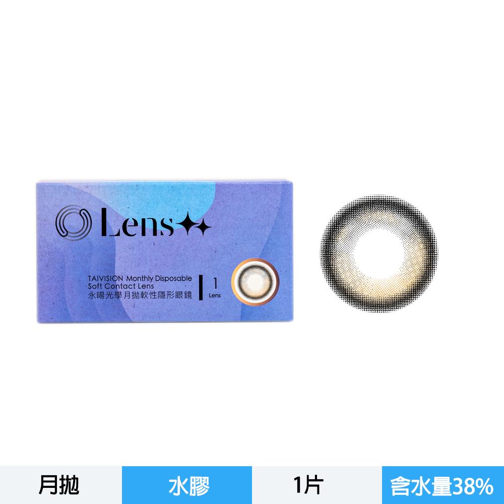 彩色月拋隱形眼鏡一片-星辰黑